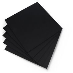 Plexi czarna matowa wylewana - 3mm - 200x200mm - 5szt.}