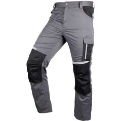 Spodnie robocze Mix&Match, szaro-czarne, rozmiar M