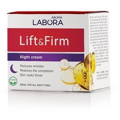 Naktinis veido kremas nuo senatvinių požymių Aroma Labora Lift&Firm, 50 ml