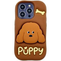 ETUI CASE 3D PUPPY Z PODSTAWKĄ IPHONE 16 standard