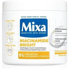 MIXA_Niacinamide Bright nawilżający i rozświetlający krem do twarzy, ciała i dłoni 400ml