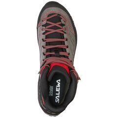 Salewa MTN Trainer Mid GTX Męski Dorosły Ciemnoszary, Szary, Czerwony