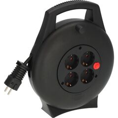 Brennenstuhl Vario-Line Μπαλαντέζα 4 Θέσεων με Καλώδιο 10m/ H05VV-F/ 3G1,5 Black (1093900) (BNN1093900) έως 12 άτοκες Δόσεις