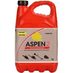 ASPEN Alkilato benzinas 2 taktų varikliams 5L (paruoštas naudoti, su tepalo mišiniu)
