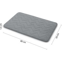 MOUSSE MAT 50X80 CM GREY