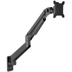 Multibrackets M VESA Gas Lift Arm Wall Single Juodas, Screws, 10 kg, 38.1 cm (15"), 81.3 cm (32"), 100 x 100 mm, Juodas
