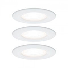 Σταθερό ενσωματωμένο φωτιστικό NOVA LED DIM σετ 3xGU10 6.5W 460lm 78mm 2700K IP44 230V λευκό ματ