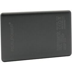 REALPOWER PB-5000 MAG εξαιρετικά λεπτό, 5000mAh, MAGSAFE, Τιτάνιο