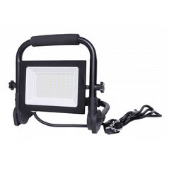 Φορητός προβολέας LED GTV iNEXT, 50 W, 4000 lm, 6400 K, IP65, μαύρο.