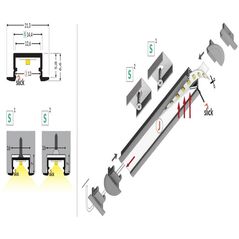 Σετ LED Premium BEGTIN12 1000 Anod