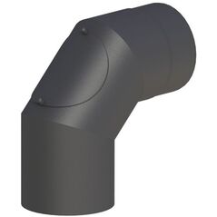 FERROLUX ΓΩΝΙΑ 90° 120 ΜΕ ΚΑΘΑΡΙΣΜΟ ΜΑΥΡΟ