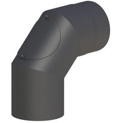 FERROLUX ΓΩΝΙΑ 90° 130 ΜΕ ΚΑΘΑΡΙΣΜΟ ΜΑΥΡΟ
