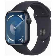 Apple Watch Series 9 (GPS) 45mm Midnight Blue Aluminum Case with Midnight Blue Sport Band, S/M (MR993)