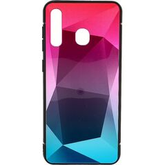 Θήκη Σιλικόνης Mocco Stone Ombre Back Case με διαβαθμισμένο χρώμα για Apple iPhone 7 / 8 Ροζ - Μπλε
