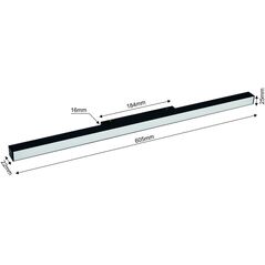 Έξυπνο μαγνητικό LED φωτιστικό ράγας VESTALIGHT VESTA1056M, 18W, 3000-6000K, 1620lm