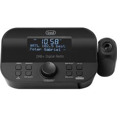 Ραδιόφωνο-ξυπνητήρι Trevi RC85D8 DAB με προβολέα black