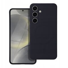 Θήκη SILICONE MAG COVER συμβατή με MagSafe για SAMSUNG A16 μαύρο