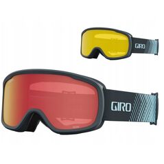 Χειμερινά γυαλιά GIRO ROAM DARK SHARK LIGHT STREAKER (φακός AMBER SCARLET 19-42% S2 + YELLOW 77% S1) (ΝΕΟ 2024/2025)