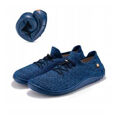 SH5003M Ανδρικά παπούτσια barefoot merino σκούρο μπλε/μπλε 44
