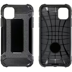 Mocco Θήκη Trust Armored Shockproof Carbon για Samsung Galaxy S23 Ultra Μαύρο