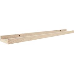 ΡΑΦΙ+ ΠΛΑΙΣΙΟ 600X90X30 MM ΔΡΥΣ ΒΟΥΡΤΣΙΣΜΕΝΟ