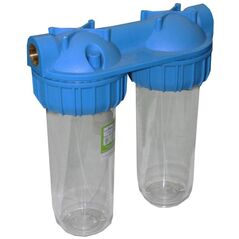 Στέγαση φίλτρου SED-34, 10", 3/4", διπλό