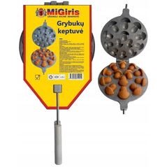 Aluminum mushroom pan, 42 x 18 x 5 cm