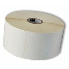 Label, Polyester, 30x12mm| Thermal Transfer, Z-ULTIMATE 3000T WHITE, Coated, Permanent Adhesive, 76mm Core
