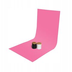 GlareOne tło PVC 60x130cm - różowe
