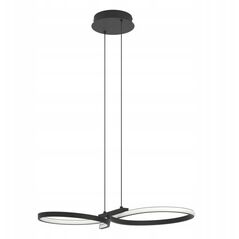LED pendant lamp EGLO SERPINS, 21W, 3000K, 2500lm, black, 30x66x110cm