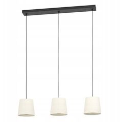 Pendant lamp EGLO FEBRES, 3xE27, 60W, black/white, 18x88x110cm