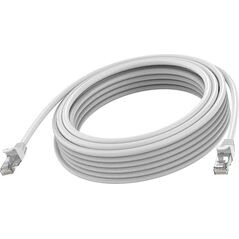 RJ45 (m) zu RJ45 (m) - STP geschirmtes Twisted-Pair - CAT 6a - 10 Gbps - 24 AWG - mit Knickschutz - 3 m - weiss