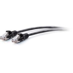 C2G 10ft (3m) Cat6a Snagless Unshielded (UTP) Slim Ethernet Network Patch Cable - Black - Patch-Kabel - RJ-45 (M) zu RJ-45 (M) - 3 m - 4.8 mm - UTP - CAT 6a - geformt, ohne Haken - Schwarz