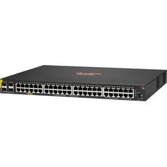 HPE Aruba Networking CX 6100 48G Class4 PoE 4SFP+ 740W Switch - Switch - L3 - managed - 48 x 10/100/1000 (PoE+) + 4 x 1 Gigabit/10 Gigabit SFP+ (Uplink) - Seite-zu-Seite-Luftstrom - an Rack montierbar, wandmontierbar - PoE+ (740 W) - CTO