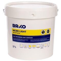 PUTTY BRIKO MICRO LIGHT ROLL SPRAY 17L