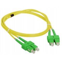 Καλώδιο σύνδεσης SM SC/APC-SC/APC duplex 9/125 (G.657.A1) 2.0m ALANTEC