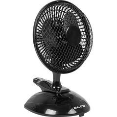 Wentylator Blow 44-023# Wentylator biurkowy 6"/15cm klips 25w 2w1 czarny