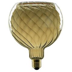 SEGULA LED Floating Globe 150 twisted smokey γκρι E27 230Lm