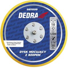Δίσκος στερέωσης με βέλκρο 150mm για έκκεντρες γυαλιστικές μηχανές