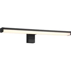 Φωτιστικό καθρέφτη LED TRIO Lino, IP44, 7.4W, 3000K, 900lm, μαύρο, 40 x 6 cm