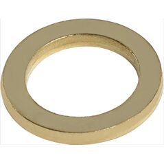 WASHERS 10X16X2 BRASS PLAT(DOORS)/18PCS