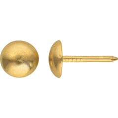 UPHOLSTERY NAIL 10 BRASS PLATED/ 45PCS