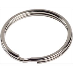 WIRE KEY RING 16 NICKEL PLAT/ 6PCS