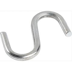 S-HOOK 5,0X45 ZINC PLAT/ 2PCS