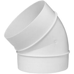 VENTILATION ELBOW 100MM 45 PLASTIC