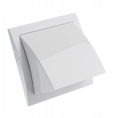 VENTIL. GRILLE PLASTIC 148X153MM Ø100MM
