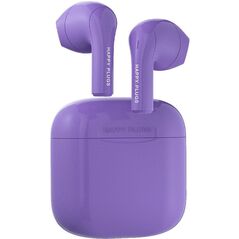 Happy Plugs Joy earbuds, lilac