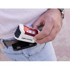 Kišeninis gulsčiukas Smarty su magnetais, lietas korpusas, 100 mm