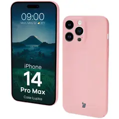 Etui Bizon Case Łupka do Apple iPhone 14 Pro Max różowe