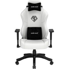 Fotel Anda Seat Fotel gamingowy skórzany Anda Seat Phantom 3 L biały obrotowy